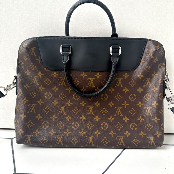 Louis Vuitton Monogram Canvas Porte-Documents Jour Briefcase - Picture 1 of 15